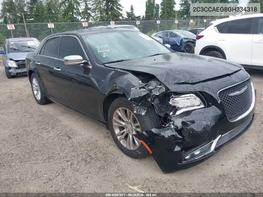 2016 Chrysler 300C VIN: 2C3CCAEG8GH334318 Lot: 42551871