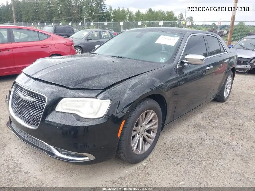 2016 Chrysler 300C VIN: 2C3CCAEG8GH334318 Lot: 42551871