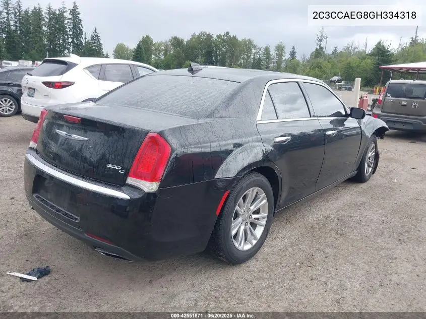 2016 Chrysler 300C VIN: 2C3CCAEG8GH334318 Lot: 42551871