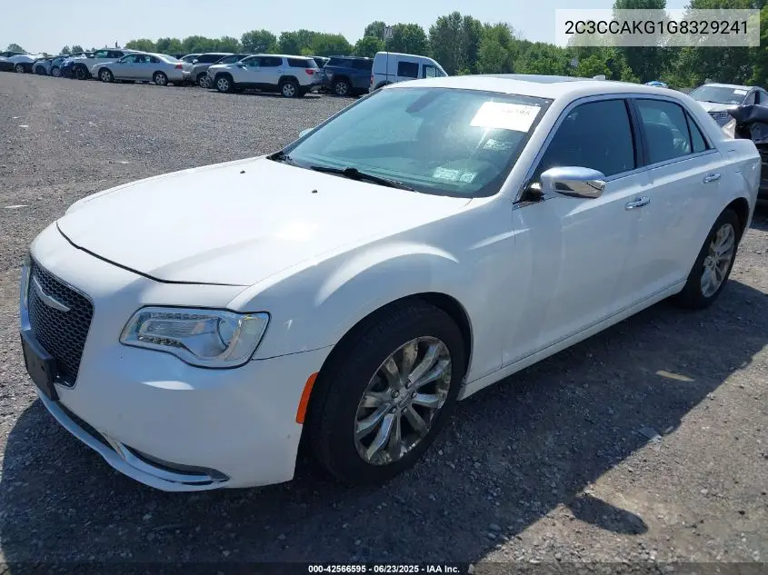 2016 Chrysler 300C Awd VIN: 2C3CCAKG1G8329241 Lot: 42566595