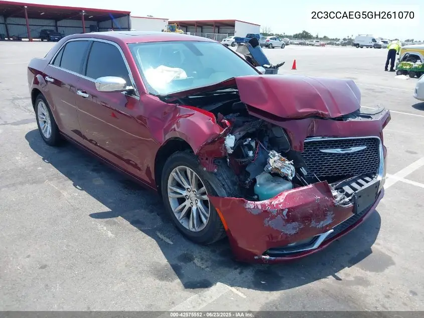 2016 Chrysler 300C VIN: 2C3CCAEG5GH261070 Lot: 42575552