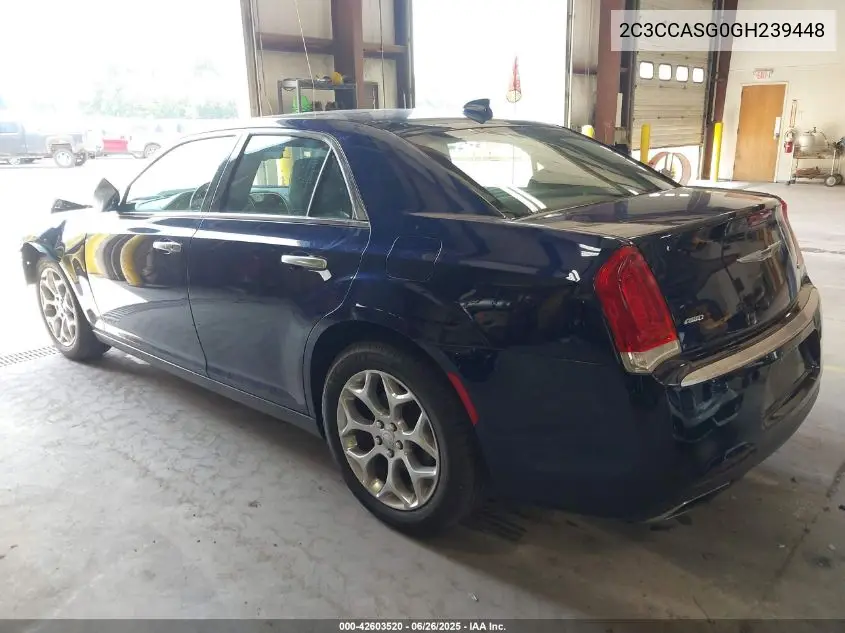 2016 Chrysler 300C Platinum Awd VIN: 2C3CCASG0GH239448 Lot: 42603520