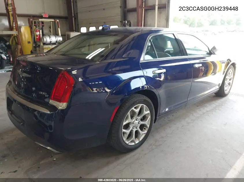 2016 Chrysler 300C Platinum Awd VIN: 2C3CCASG0GH239448 Lot: 42603520