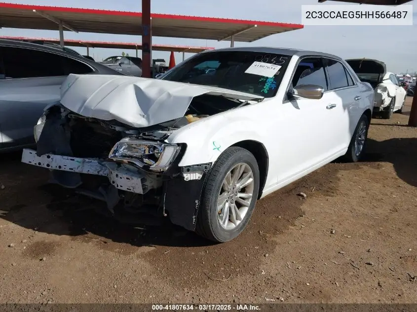 2017 Chrysler 300C VIN: 2C3CCAEG5HH566487 Lot: 41807634