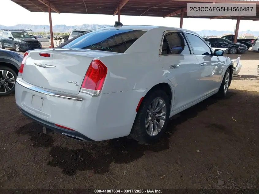 2017 Chrysler 300C VIN: 2C3CCAEG5HH566487 Lot: 41807634