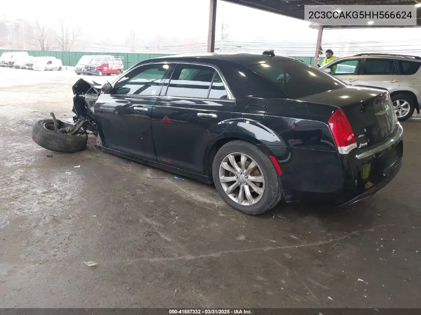 2017 Chrysler 300C Awd VIN: 2C3CCAKG5HH566624 Lot: 41887332