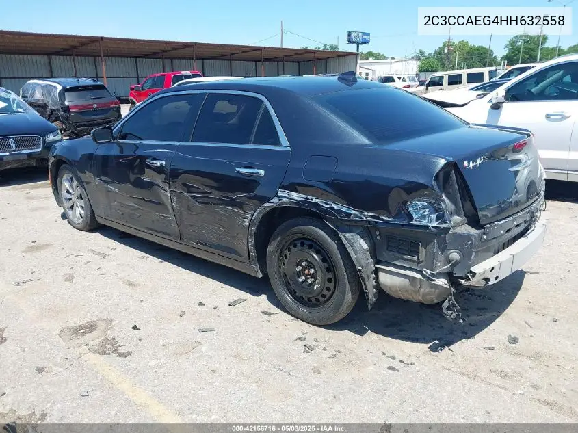 2017 Chrysler 300C VIN: 2C3CCAEG4HH632558 Lot: 42156716