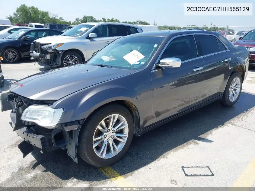 2017 Chrysler 300C VIN: 2C3CCAEG7HH565129 Lot: 42163798