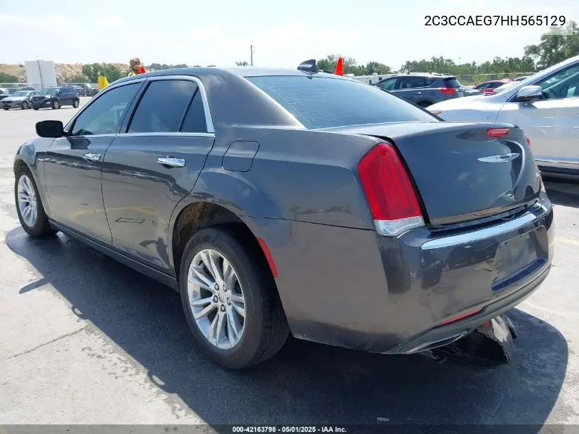 2017 Chrysler 300C VIN: 2C3CCAEG7HH565129 Lot: 42163798