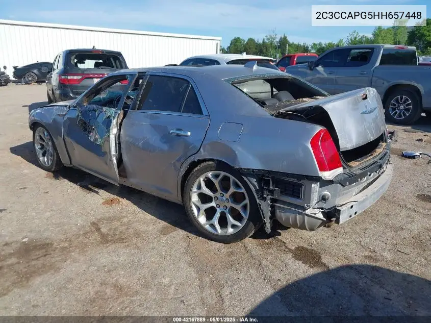 2017 Chrysler 300C Platinum VIN: 2C3CCAPG5HH657448 Lot: 42167889