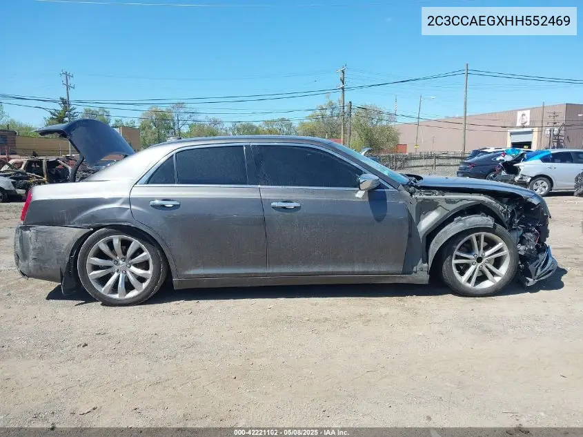 2017 Chrysler 300C VIN: 2C3CCAEGXHH552469 Lot: 42221102