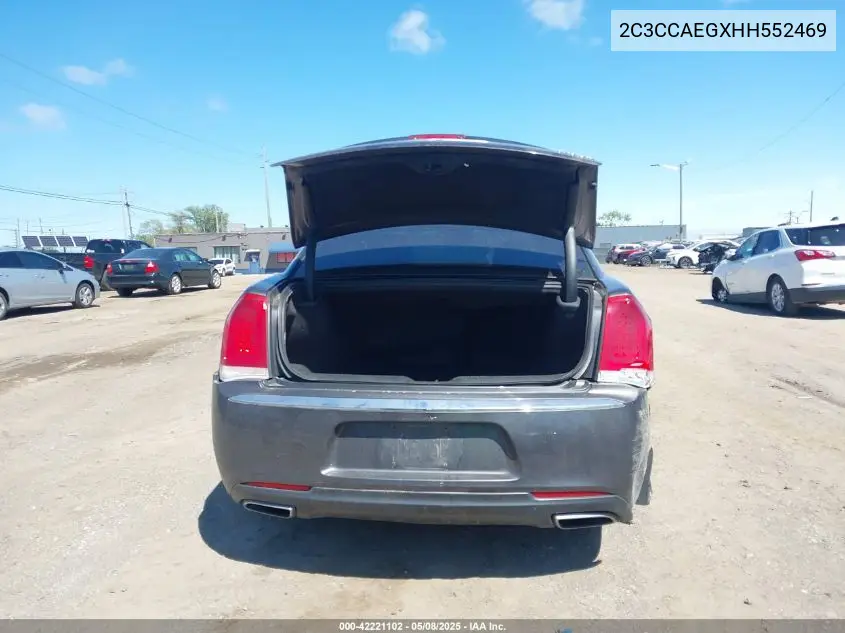 2017 Chrysler 300C VIN: 2C3CCAEGXHH552469 Lot: 42221102