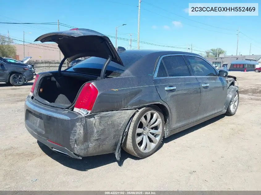 2017 Chrysler 300C VIN: 2C3CCAEGXHH552469 Lot: 42221102