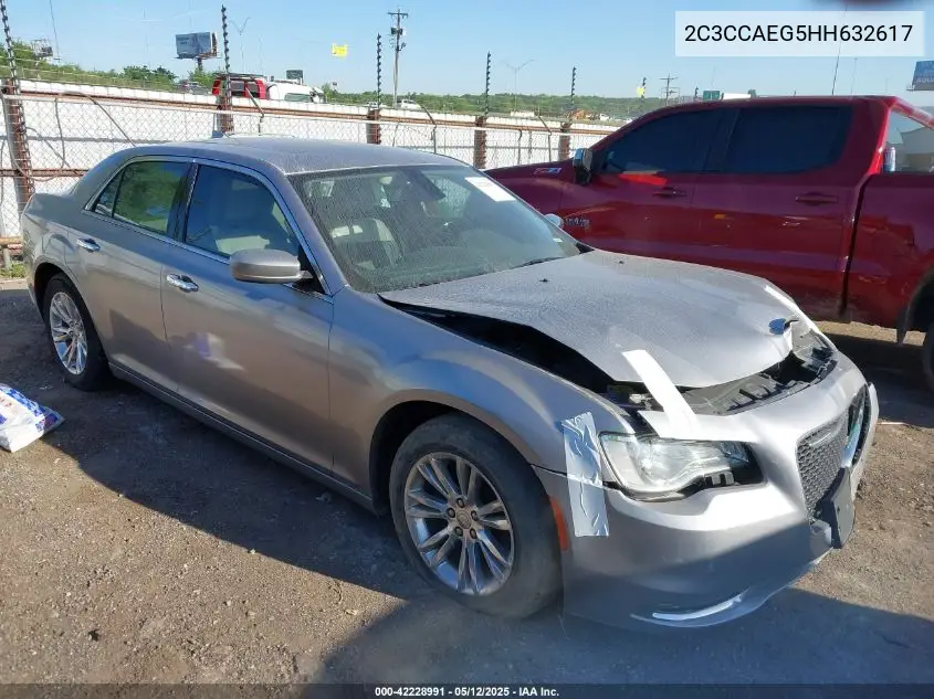 2017 Chrysler 300C VIN: 2C3CCAEG5HH632617 Lot: 42228991