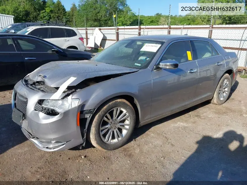 2017 Chrysler 300C VIN: 2C3CCAEG5HH632617 Lot: 42228991