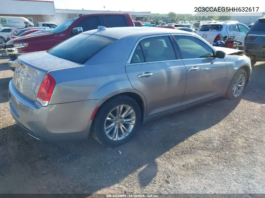2017 Chrysler 300C VIN: 2C3CCAEG5HH632617 Lot: 42228991