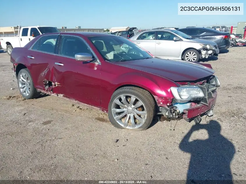 2017 Chrysler 300C Platinum VIN: 2C3CCAPG0HH506131 Lot: 42235002