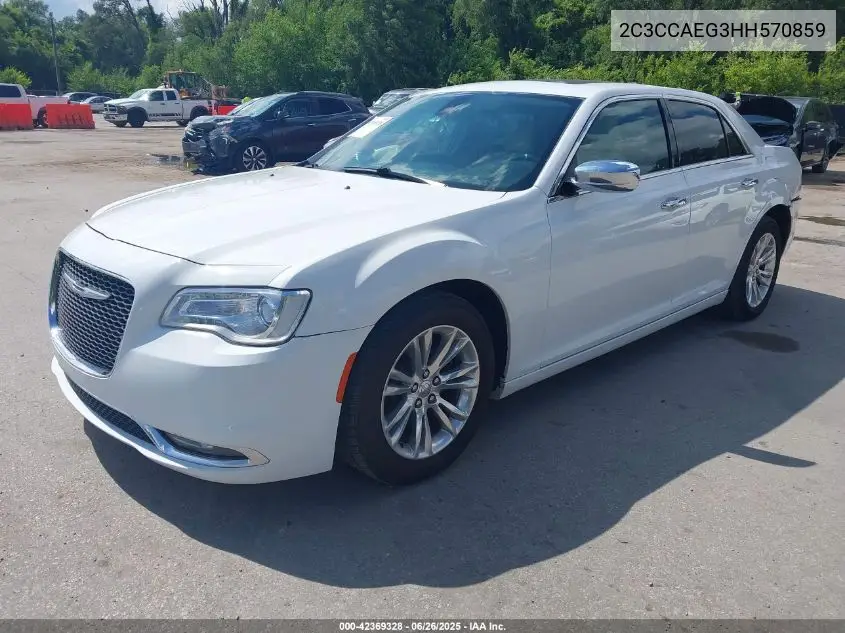 2017 Chrysler 300C VIN: 2C3CCAEG3HH570859 Lot: 42369328