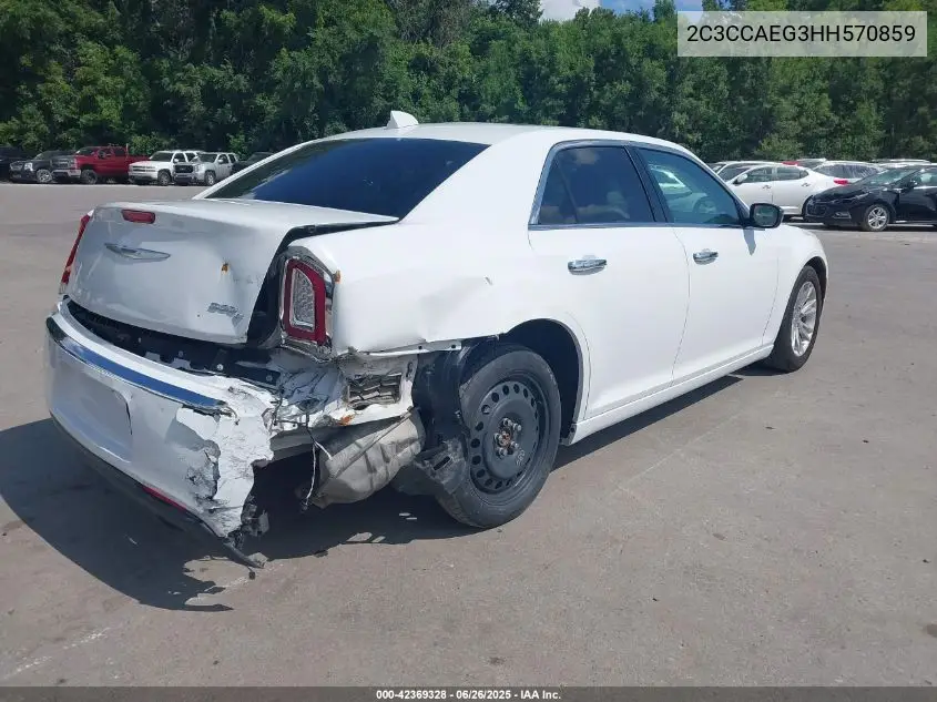 2017 Chrysler 300C VIN: 2C3CCAEG3HH570859 Lot: 42369328