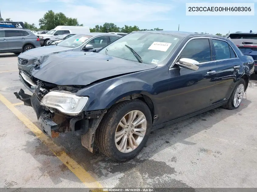 2017 Chrysler 300C VIN: 2C3CCAEG0HH608306 Lot: 42454413