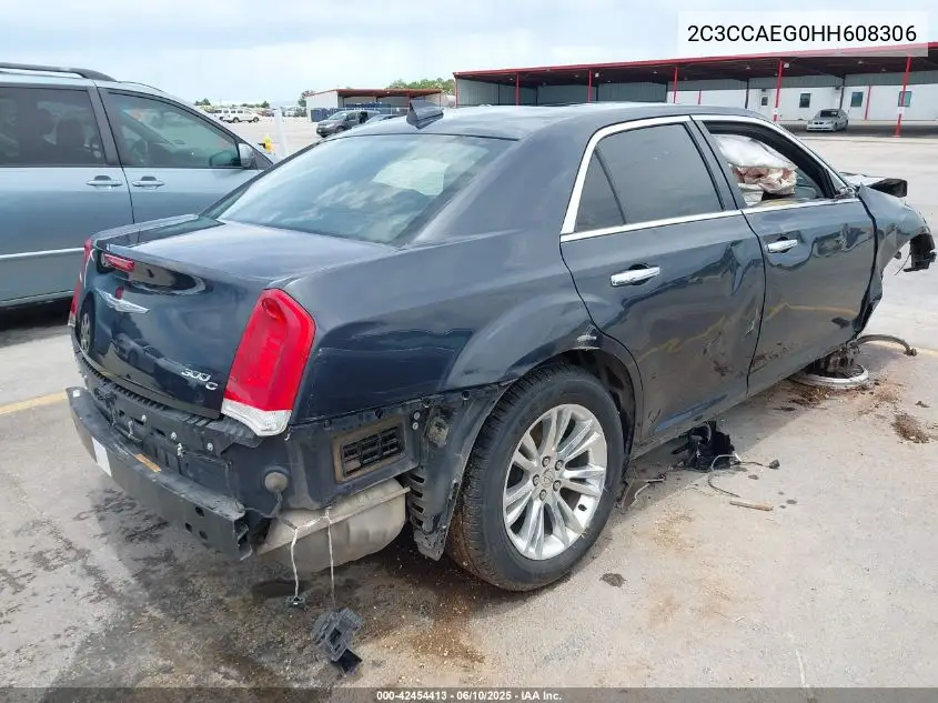 2017 Chrysler 300C VIN: 2C3CCAEG0HH608306 Lot: 42454413