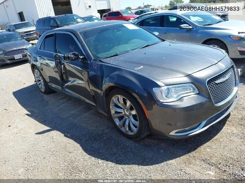 2017 Chrysler 300C VIN: 2C3CCAEG8HH579833 Lot: 42481199