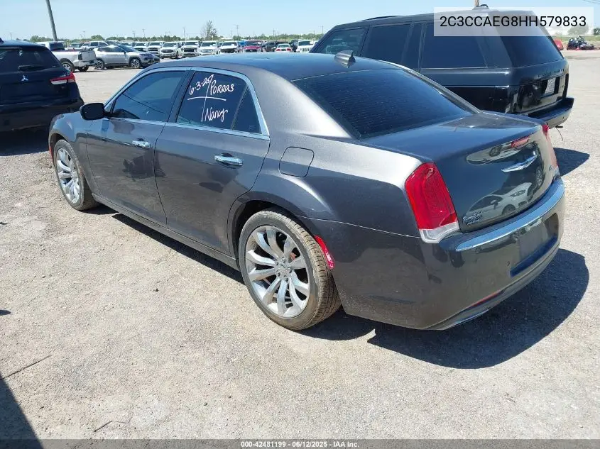 2017 Chrysler 300C VIN: 2C3CCAEG8HH579833 Lot: 42481199