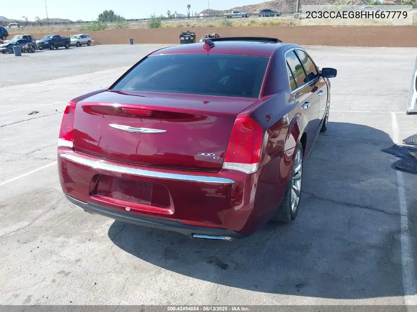 2017 Chrysler 300C VIN: 2C3CCAEG8HH667779 Lot: 42494854