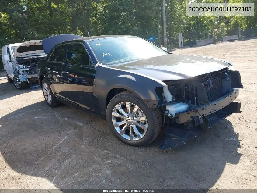 2017 Chrysler 300C Awd VIN: 2C3CCAKG0HH597103 Lot: 42497238