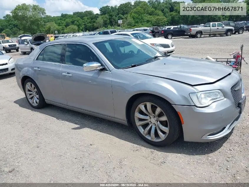 2017 Chrysler 300C VIN: 2C3CCAEG7HH667871 Lot: 42528089