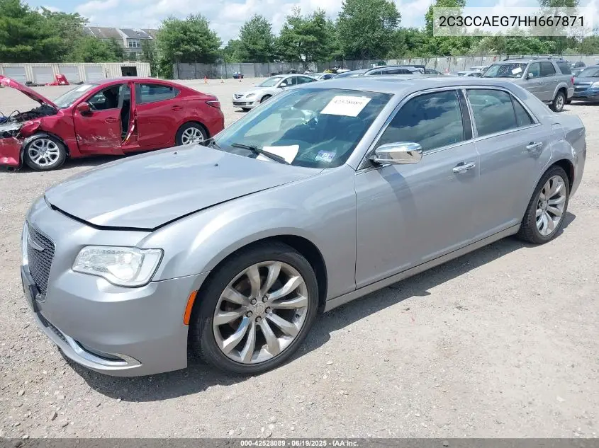 2017 Chrysler 300C VIN: 2C3CCAEG7HH667871 Lot: 42528089