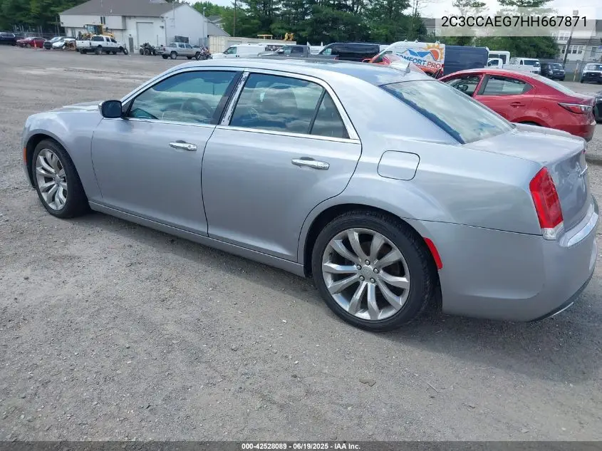 2017 Chrysler 300C VIN: 2C3CCAEG7HH667871 Lot: 42528089
