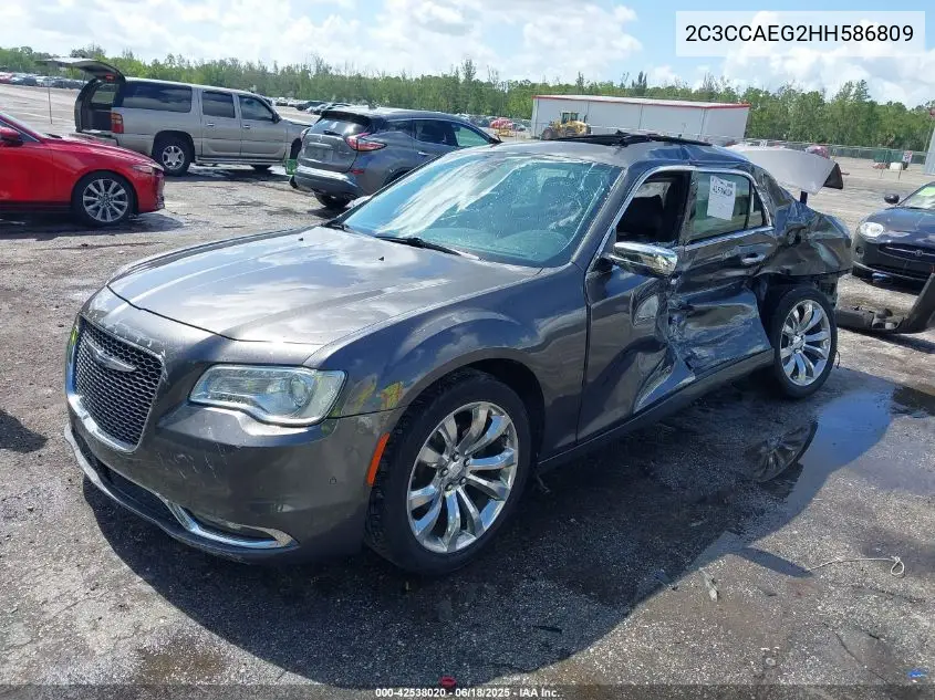 2017 Chrysler 300C VIN: 2C3CCAEG2HH586809 Lot: 42538020