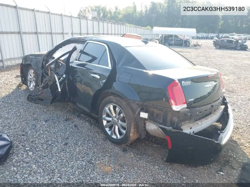 2017 Chrysler 300C Awd VIN: 2C3CCAKG3HH539180 Lot: 42590818