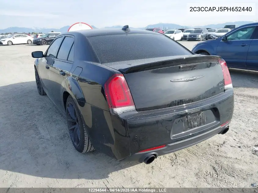 2023 Chrysler 300C VIN: 2C3CCAPJ5PH652440 Lot: 12294544