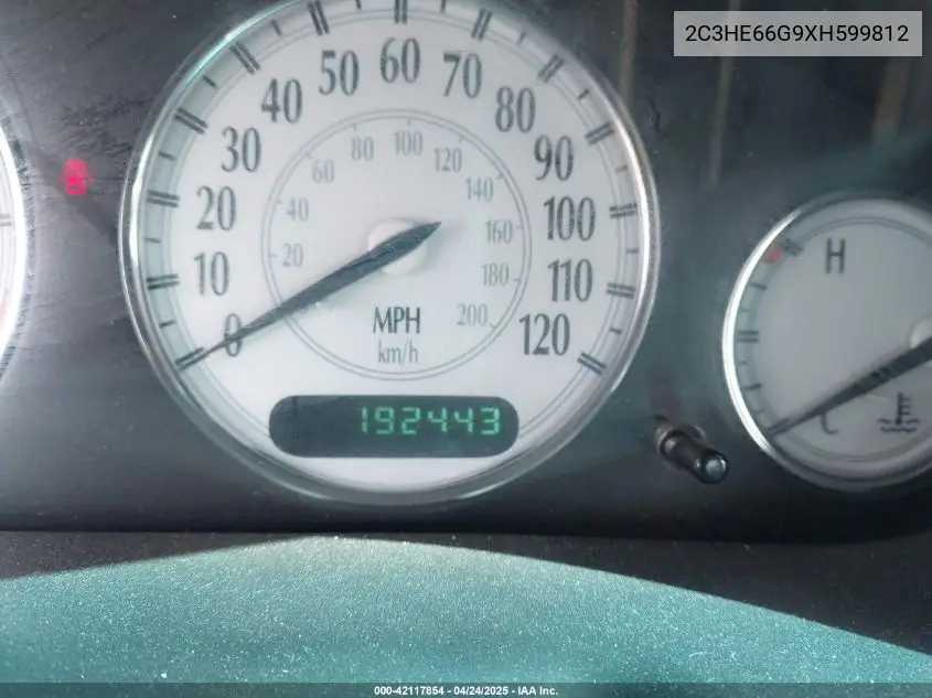 1999 Chrysler 300M VIN: 2C3HE66G9XH599812 Lot: 42117854