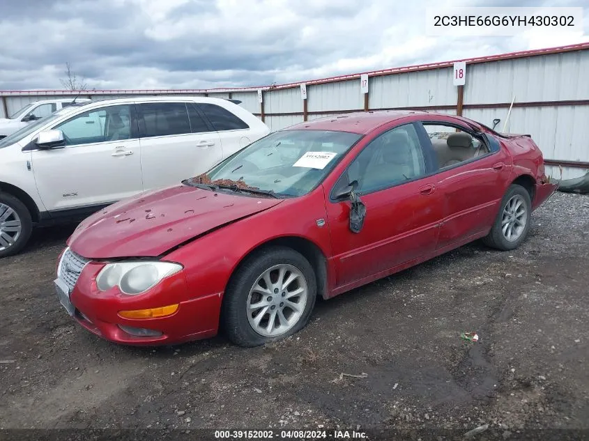 2000 Chrysler 300M VIN: 2C3HE66G6YH430302 Lot: 39152002