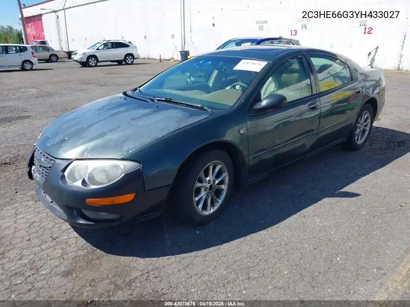 2000 Chrysler 300M VIN: 2C3HE66G3YH433027 Lot: 42078676