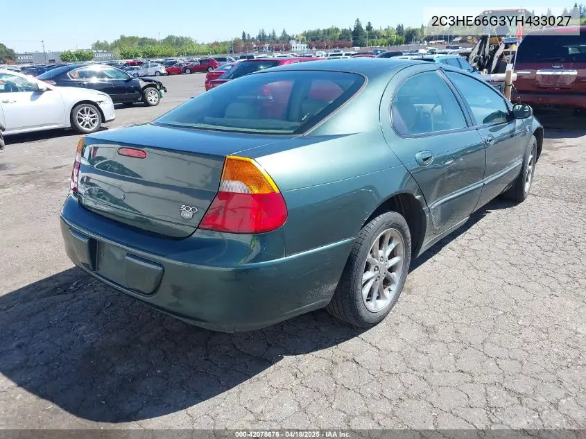 2000 Chrysler 300M VIN: 2C3HE66G3YH433027 Lot: 42078676