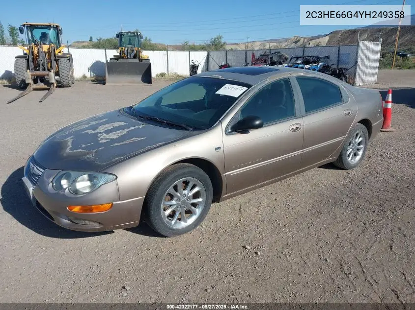 2000 Chrysler 300M VIN: 2C3HE66G4YH249358 Lot: 42322177