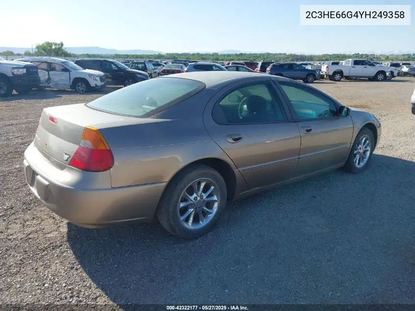 2000 Chrysler 300M VIN: 2C3HE66G4YH249358 Lot: 42322177
