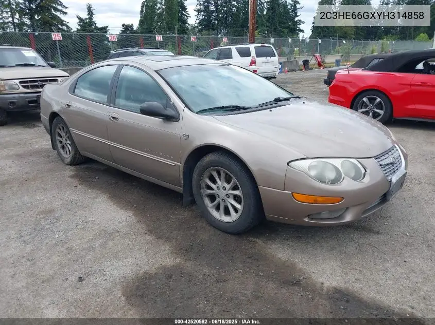 2000 Chrysler 300M VIN: 2C3HE66GXYH314858 Lot: 42520582