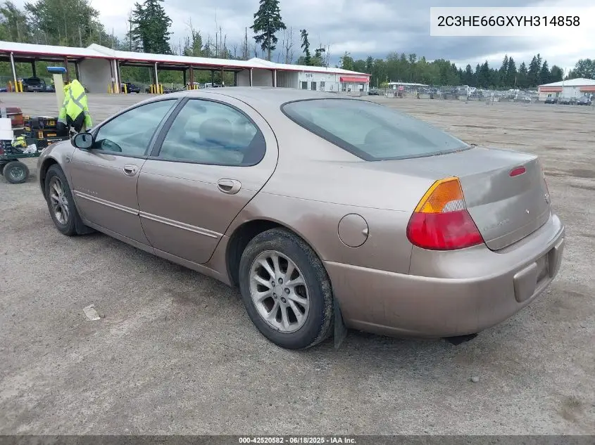 2000 Chrysler 300M VIN: 2C3HE66GXYH314858 Lot: 42520582