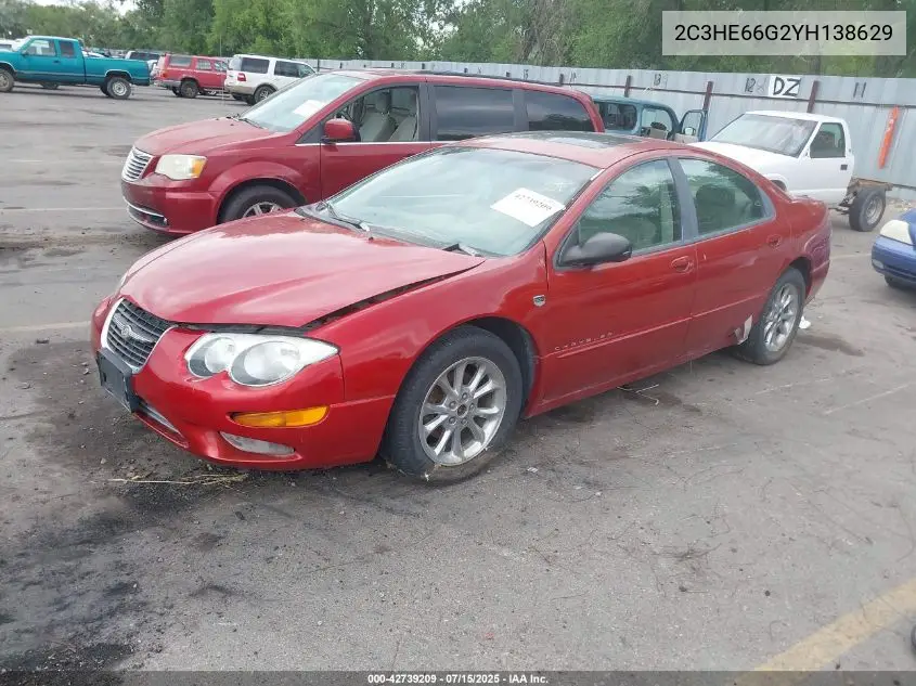 2000 Chrysler 300M VIN: 2C3HE66G2YH138629 Lot: 42739209