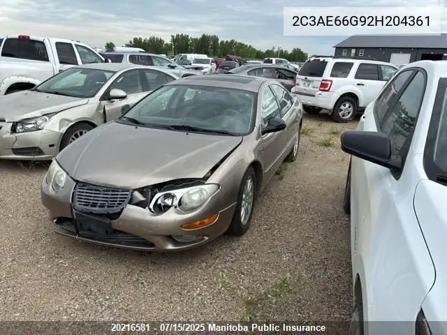 2002 Chrysler 300M VIN: 2C3AE66G92H204361 Lot: 20216581