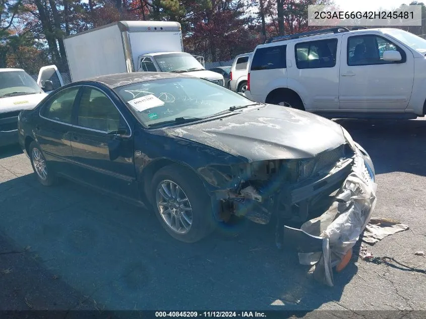 2002 Chrysler 300M VIN: 2C3AE66G42H245481 Lot: 40845209