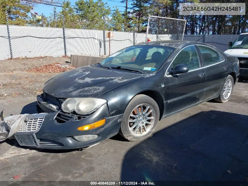 2002 Chrysler 300M VIN: 2C3AE66G42H245481 Lot: 40845209