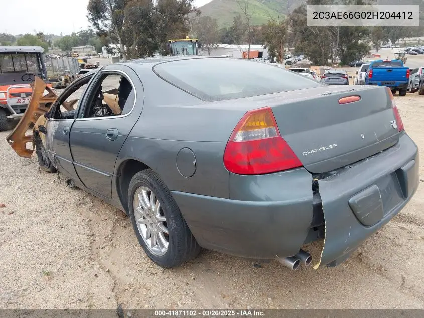 2002 Chrysler 300M VIN: 2C3AE66G02H204412 Lot: 41871102
