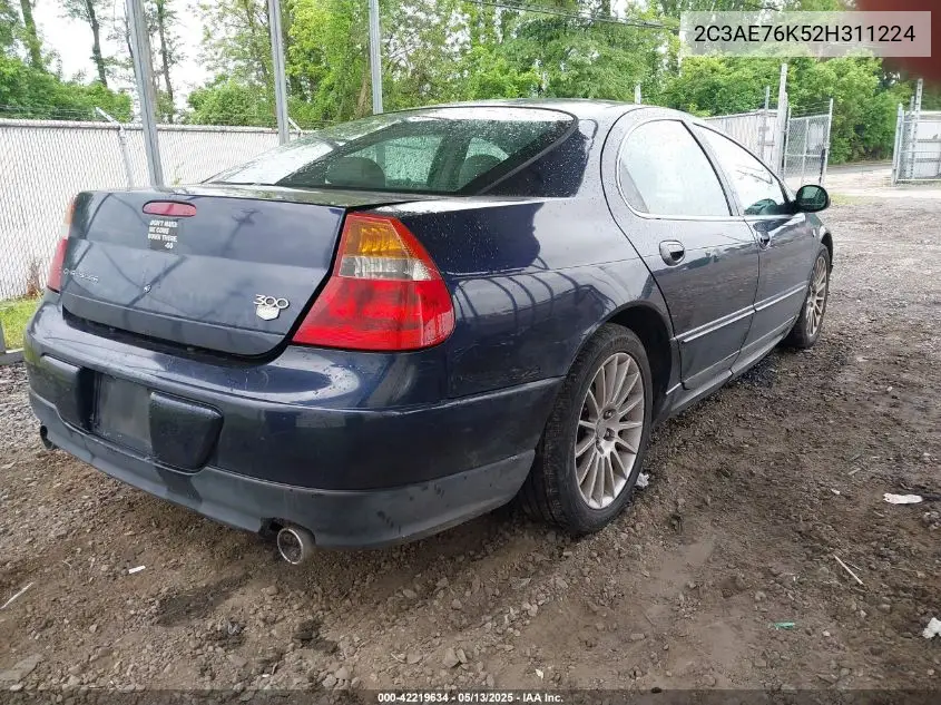 2002 Chrysler 300M Special Edition VIN: 2C3AE76K52H311224 Lot: 42219634