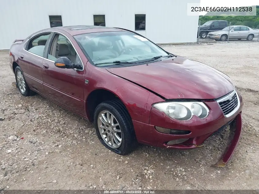 2002 Chrysler 300M VIN: 2C3AE66G02H112538 Lot: 42269751